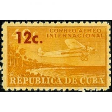1960-02-03 Cuba Stamp 12 ctvs on 40 ctvs, Scott C 203 (New)