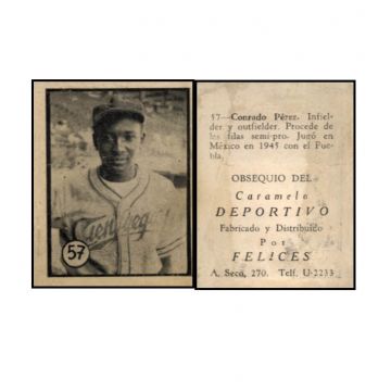Conrado Perez Baseball Card No. 57 - Cuba