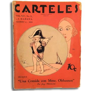 Carteles, edicion 4 de agosto 1929, Revista cubana