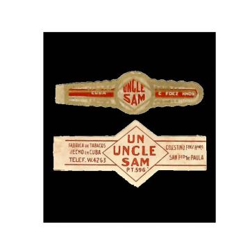 Cigar Band Labels Personaize Labels Uncle Sam