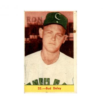 Bud Daley, Cuban baseball card # 33