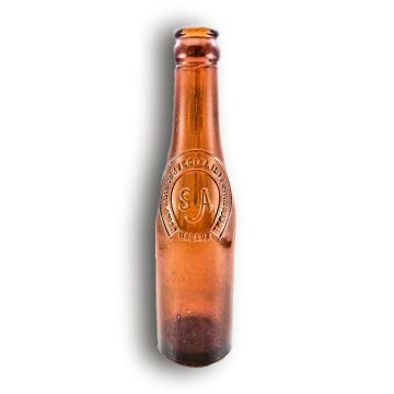 Bottle Cerveza Polar, Half bottle size.Puentes Grandes, (small size)