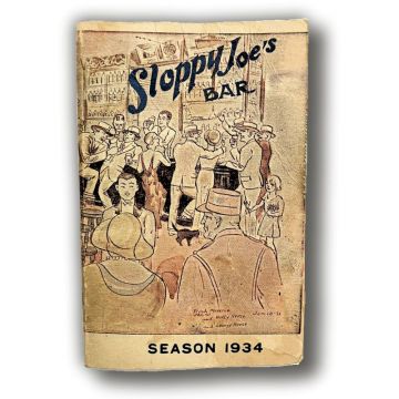 1934 Sloppy Joe's Bar Cocktails Manual