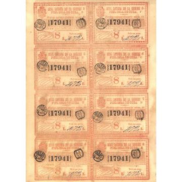 1844-11-19 Billete de Loteria Entero