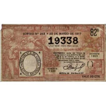 1917-03-20 Billete de Loteria