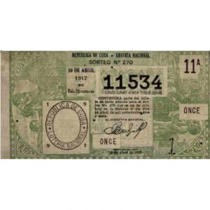 1917-04-10 Billete de Loteria