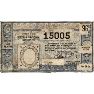 1917-05-10 Billete de Loteria