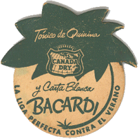 Coaster, Canada Dry Bacardi Tonico de Quinina