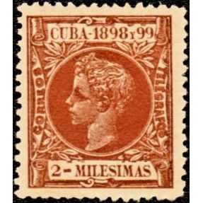 1898 SC 157 Cuba Stamp, 2 Milesimas (New)