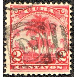 1899 Cuba Stamp, Scott 228, 2 centavos, (used)