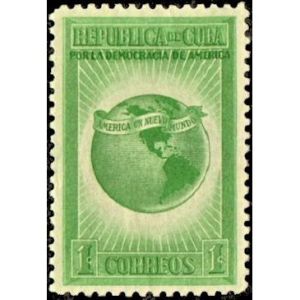 1942-02-23 Cuba Stamp, Scott 368 (New)