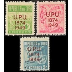 1950 SC 449-451 Overprinted Tobacco Industry Full Stamp Set