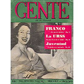 1951-04-08 Revista Gente Cuban magazine