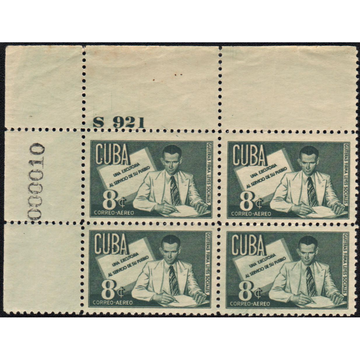 al green postage stamp