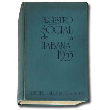 1955 Registro Social de La Habana
