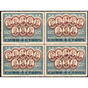 1957-09-26 SC 578 Cuba Stamp Block (New)