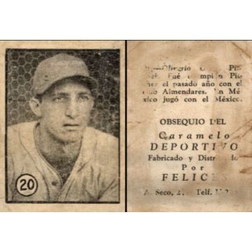 Oliverio Ortiz Baseball Card No. 20 - Cuba