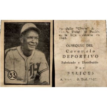 Julio Rojo Baseball Card No. 33 - Cuba.