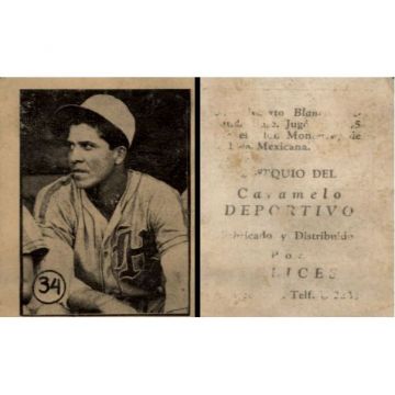 Heberto Blanco Baseball Card No. 34 - Cuba