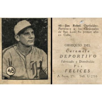 Jim Rebel Baseball Card No. 48 - Cuba