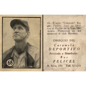 Ramon Colorado Roger Baseball Card No. 68 - Cuba