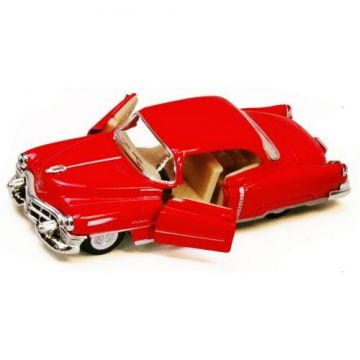 1953 Cadillac Hardtop Diecast Car Model Replica, Red, 1:43 Scale