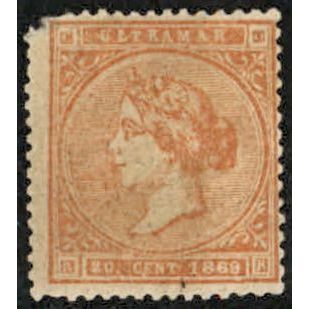1869 SC 40 Cuba Stamp 20 Centavos, (new)