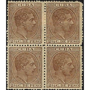 1883-stamp-10-centavos-block of 4 Scott-107-new