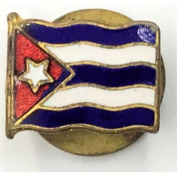 Flag - Cuban Flag Lapel small Pin, nice details