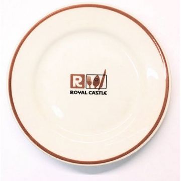 Royal Castle, 1960, Small plate, 5 inches diameter.