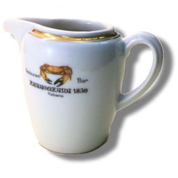 Ceramic creamer cup from Zaragozana 1830