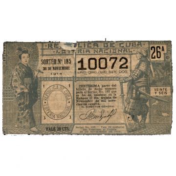 1914-11-30 Billete de Loteria