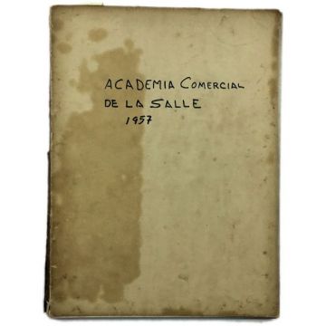 Academia Comercial De La Salle 1957 missing cover
