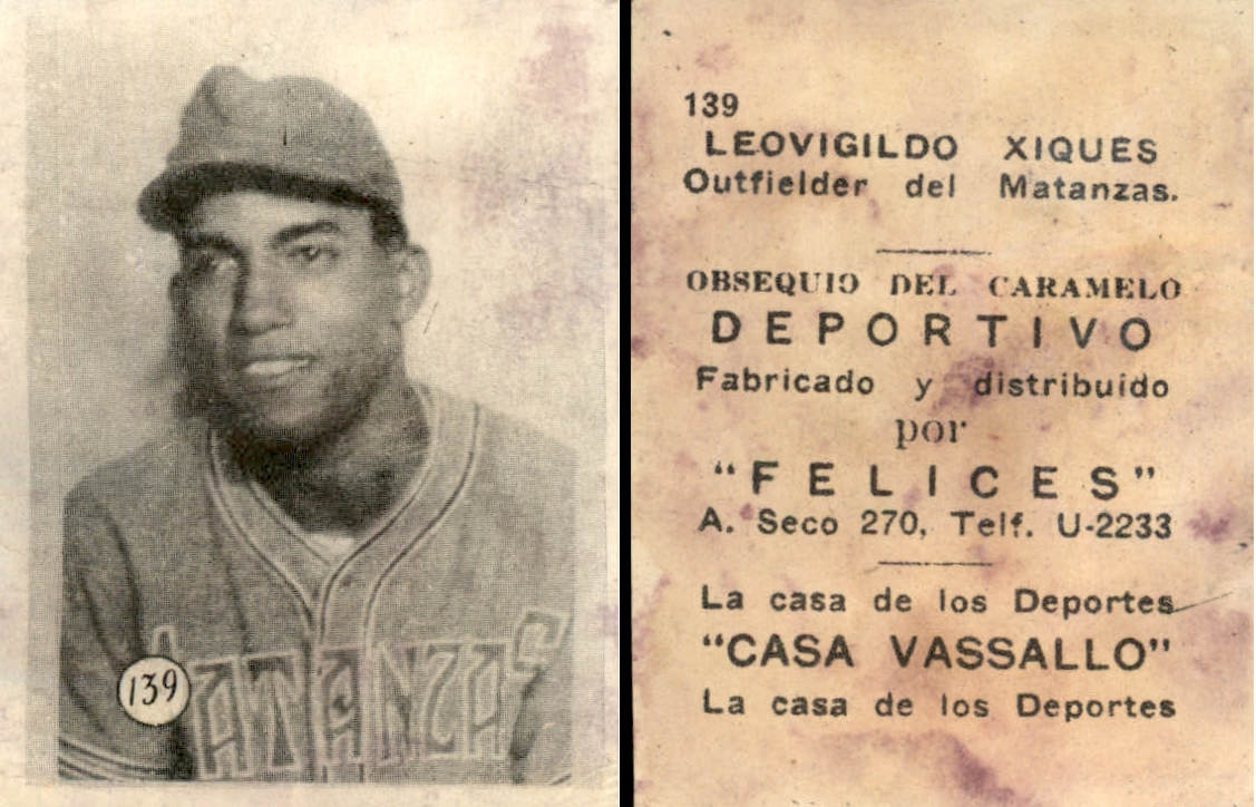 Vintage Cuba Caramelo Deportivo Felices 1946 - 1947 Baseball