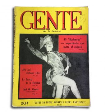 1950-04-02 Revista Gente Cuban magazine