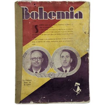 Bohemia vintage Cuban magazine/revista Spanish, pub in Cuba - Edition: 06/18/1933