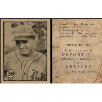 Salvador Hernandez Baseball Card No. 38 - Cuba
