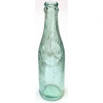 Bottle Ironbeer, 1913 approx bottle design. Cuban soft drink, cloudy bottle