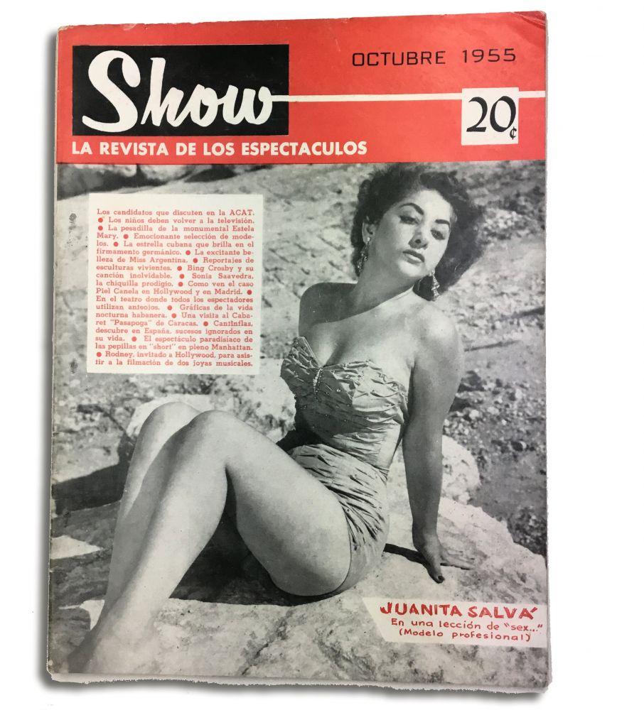 Juanita Vargas Video - Vintage Cuba Show Magazine > Show vintage Cuban magazine/revista Spanish,  pub in Cuba - Edition: 1955-10 collectible for Sale