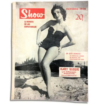 Show vintage Cuban magazine/revista Spanish, pub in Cuba - Edition: 1956-10