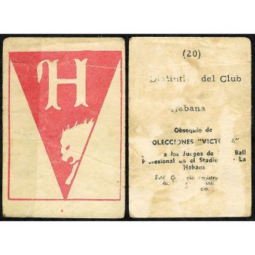 Leones del Habana Baseball Card No. 20 - Cuba