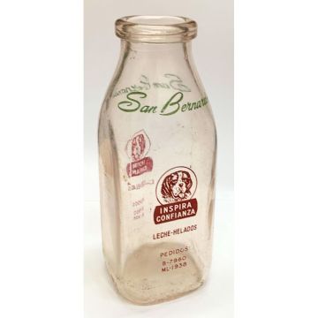 Botella de leche San Bernardo, 473 grs half quart Red Dog