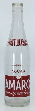 Bottle Aguas Amaro, Cuba vintage.