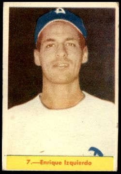 Enrique Izquierdo, Cuban baseball card # 7
