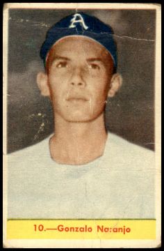 Gonzalo Naranjo, Cuban baseball card # 10