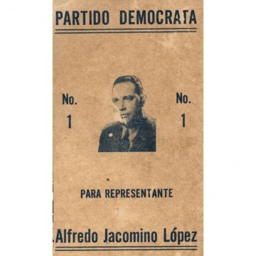 Alfredo Jacomino Lopez, Representante #1