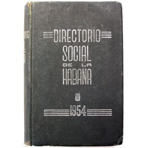 1954 Directorio Social de La Habana