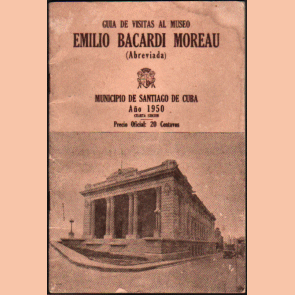 1950 Guia Museo Emilio Bacardi Moreau