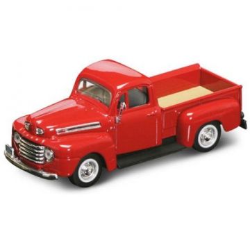 1948 Ford F-1 Pickup Truck Diecast Model Replica, Red, 1:43 Scale
