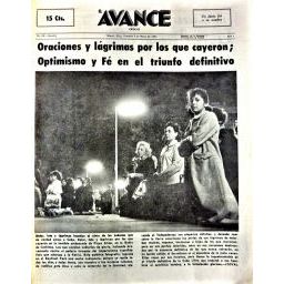 El Avance vintage Cuban magazine/revista Spanish, Edition: 05-05-1961
